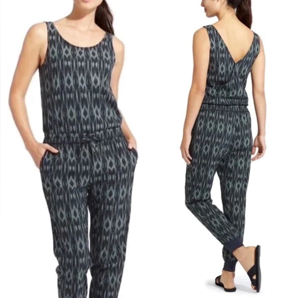 Athleta Ikat Crossback Romper Size 6